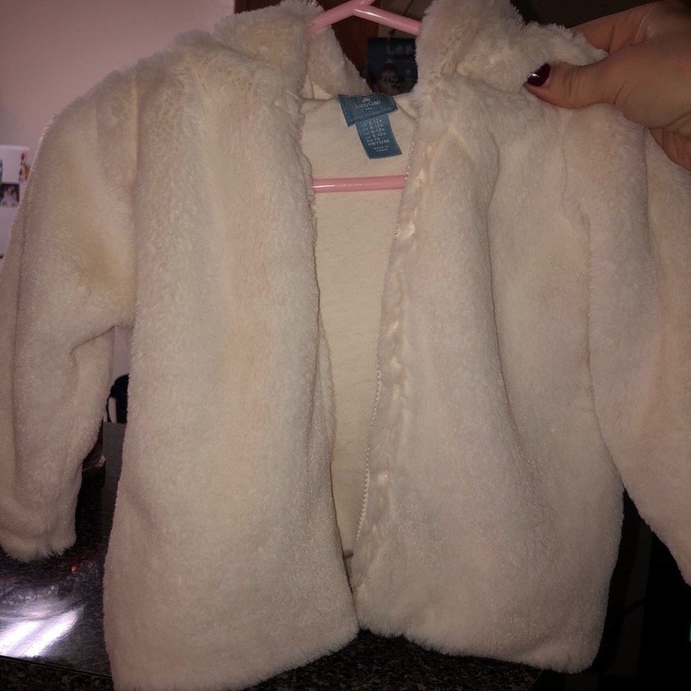 Baby girl gap fur jacket